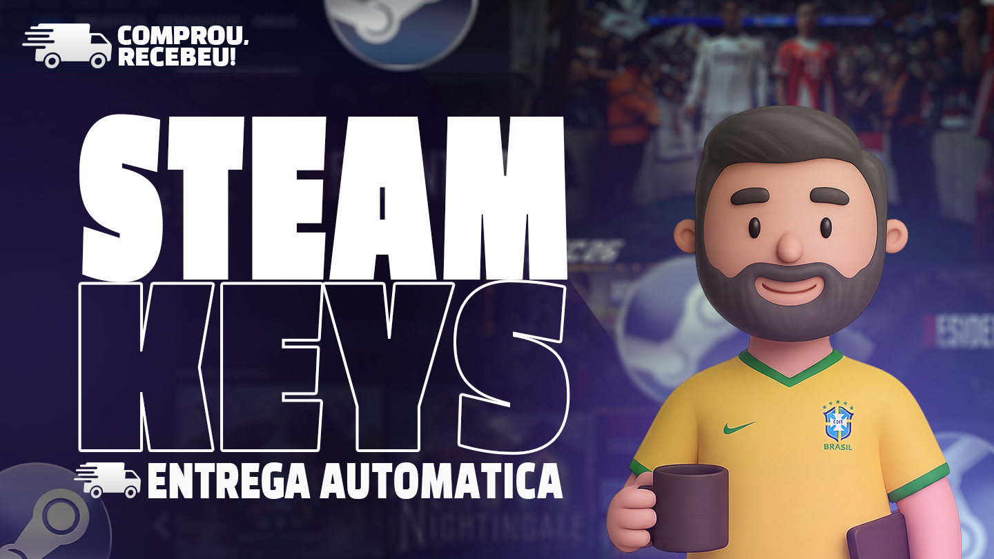 STEAM KEYS ALEATÓRIAS (JOGOS ALEATÓRIOS DE QUALQUER VALOR)