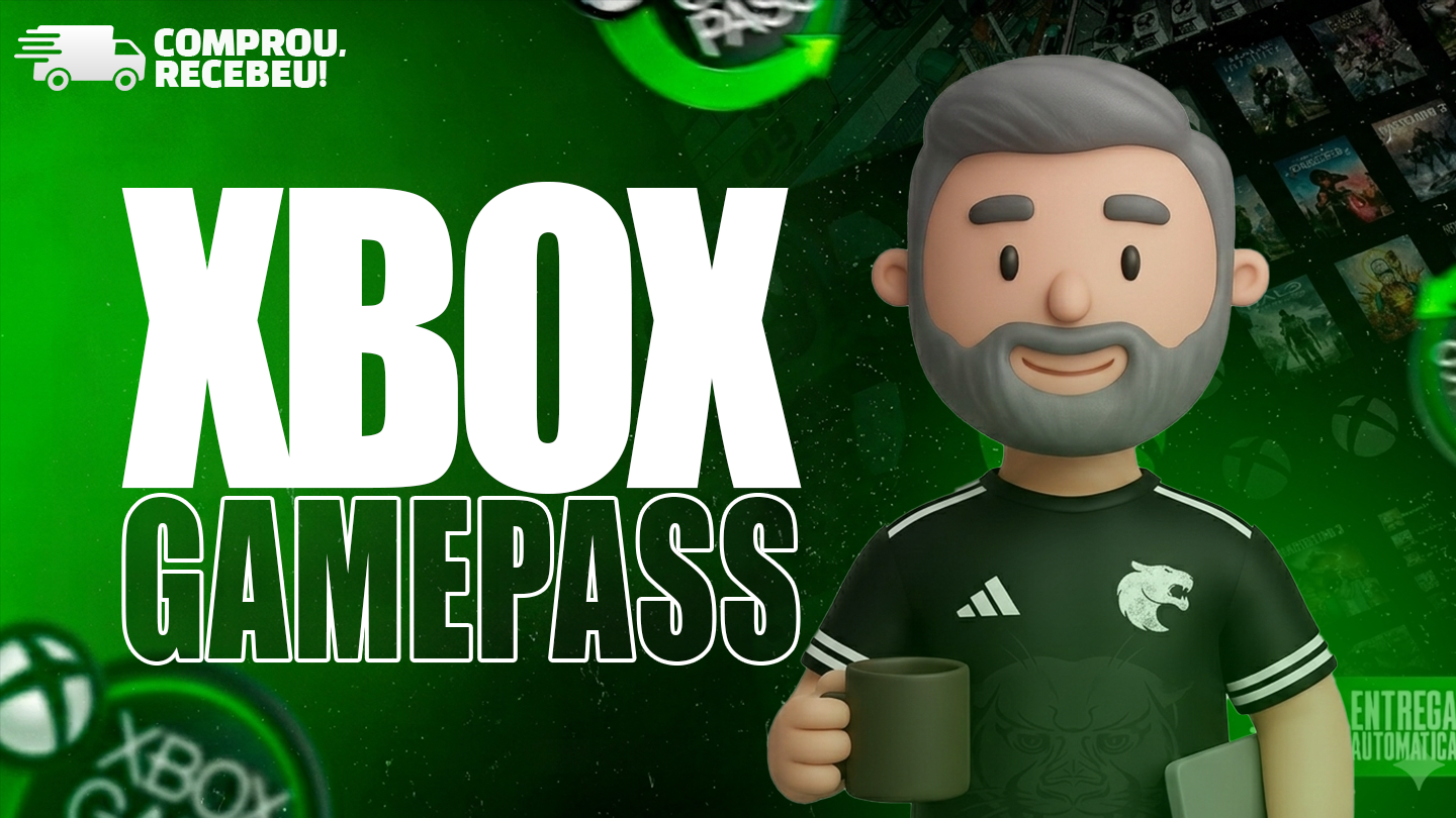 XBOX GAMEPASS ULTIMATE - PLANO MENSAL 30 DIAS - ACESSO COMPARTILHADO