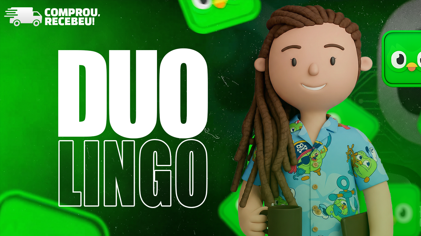 DUOLINGO SUPER - LINK CONVITE - PLANO MENSAL 30 DIAS